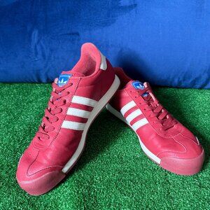 Adidas Originals Samoa Mystery Red BB8581 Trefoil Logo Size 12 Sneakers Shoes